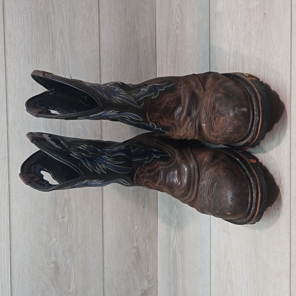 Cody James Mens DRP-2 Western Cowboy Leather Boots shoes boots 8.5D - Picture 4 of 11